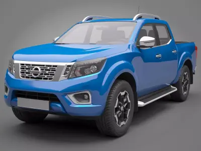 2020 Nissan Navara Double Cab 3D model
