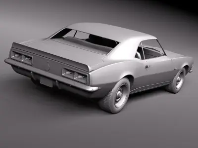 Chevrolet Camaro 1967 Z28 3D model