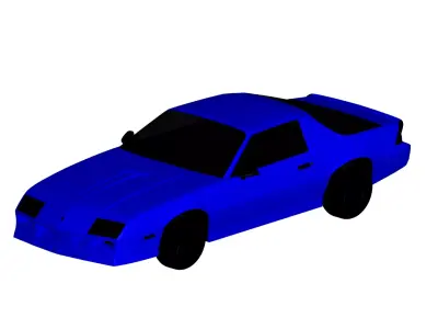 Chevrolet Camaro coupe 1983 3D model