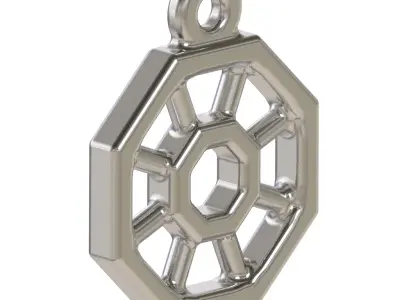 Luxurious Pendant 3D print model