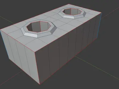 The boring company - Brick PBR 2K Textures Low-poly 3D model