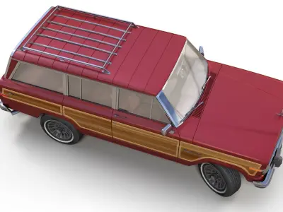 Jeep Wagoneer Low-poly 3D model
