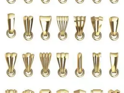 Bail Pendant 3D model Texture 3D print model  3D print model