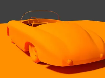 Porsche 356 3D model shop