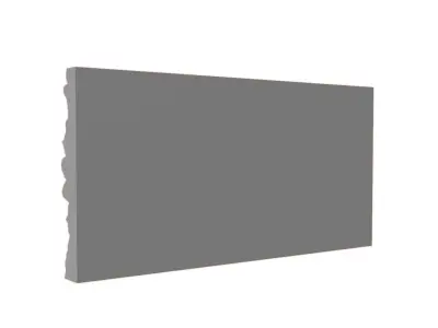 Rough Gneiss Stone Wall Segment 3D model