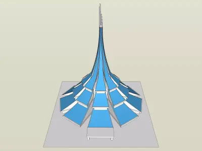 MBKS Office Building Low-poly 3D model