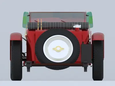 Alvis Speed 25 1936 Low-poly 3D model