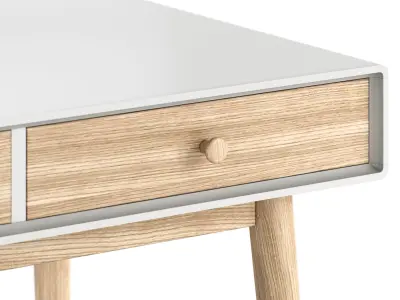La Redoute Interieurs Jimi 3 Drawer Desk 3D model
