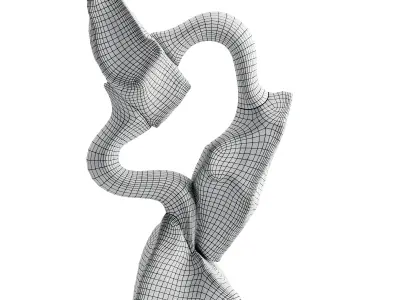 Sculpture Low-poly 3D model