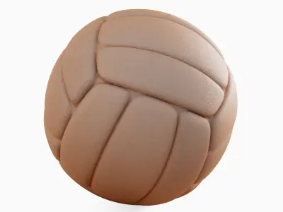Simple Volleyball Ball 07 3D model