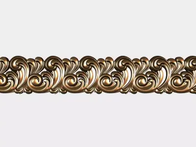Carved decor for cnc 56 3D model