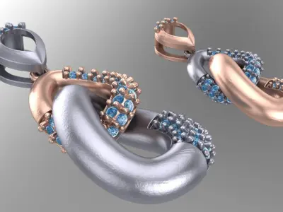Car-tier pendant 3D print model
