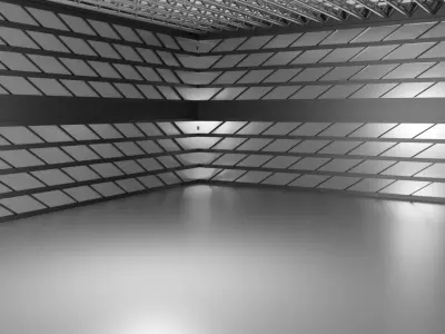  Hangar Interior Low-poly 3D model