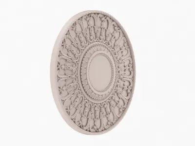 Classic Ceiling Medallion 31 3D model