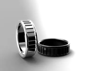 Ring banded Free 3D print model