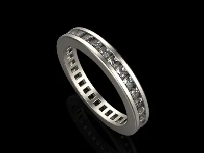 Channel set ring model 655 3D print model