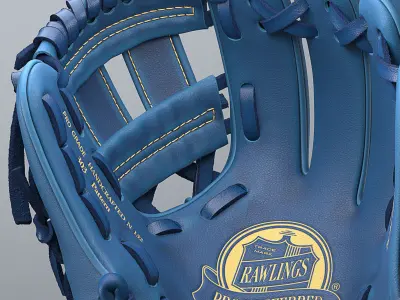 Baseball Glove  3D model