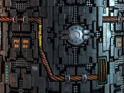 Sci Fi Material - Unreal Engine 4 Texture