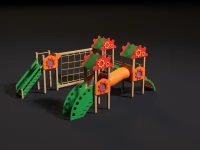 Children playground 3D model