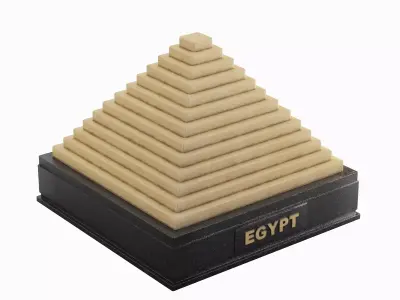 Pyramid Toy A 01 Low-poly 3D model