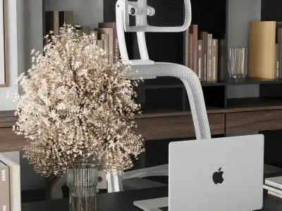 Boss Desk - Office Furniture - workplace 36 3D model