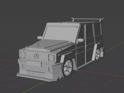 Mercedes G-Class Purgor     Shadow Design BodyKit 3D model
