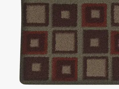 Art Deco Carpet 01 3D model
