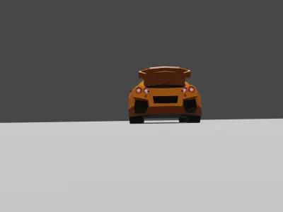 Nissan GT-R R35 Low-poly 3D model