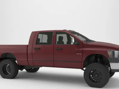 2007 DODGE RAM 2500SRW MEGA CAB 3D model