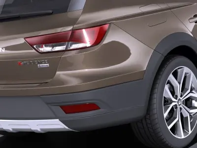 Seat Leon X-Perience 2017 VRAY 3D model