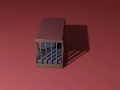 Pet bed 3D model