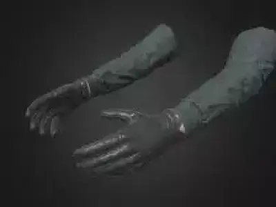 FPS ARMS GAME READY  Free low-poly 3D model