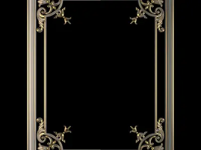 Decorative Frame 01 3D model