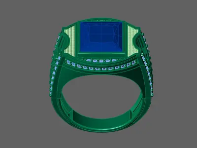 STL 3DM Gents Rings Ready Models Mens Rings 3D print model 3D print model