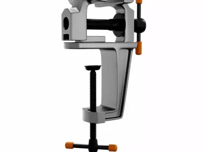 table bench vise 3D model