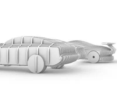 parametric cars 3D print model