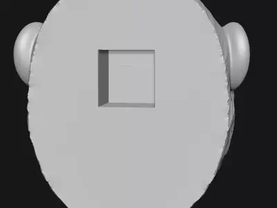 Chimpanzees 3D print model