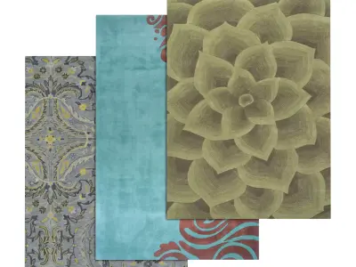 Rug Set 1426 3D model