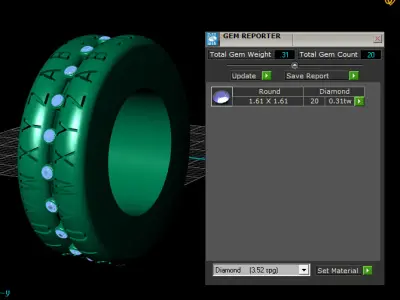 Luxury Puzzle Ring 3D print model