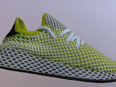 ADIDAS DEERUPT RUNNER SHOES PBR Low-poly 3D model