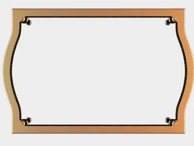 Carved tea table for cnc 16 3D model