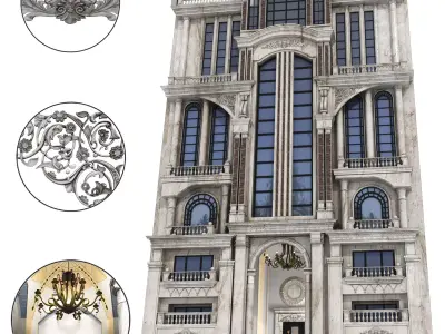 Luxury Building 2 3D model