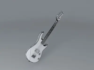 Peavey Captain America guitar Free 3D model