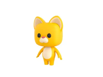 Cartoon Cat 3D model