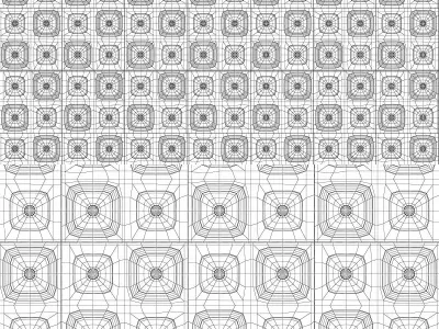 3d panel tile decoration low poly 3d model Low-poly 3D model