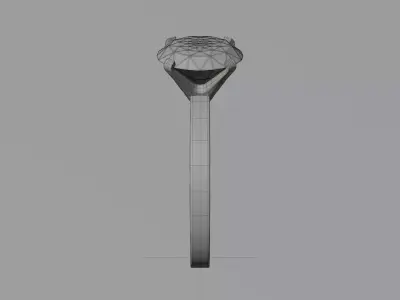 Diamond ring Free low-poly 3D model