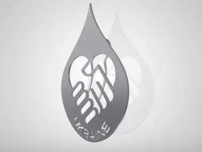 UKRAINE Peace BADGE 52648 Free 3D model