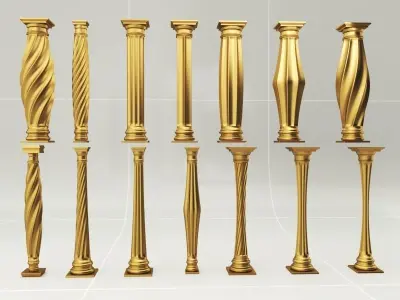 New Columne collection 3D model