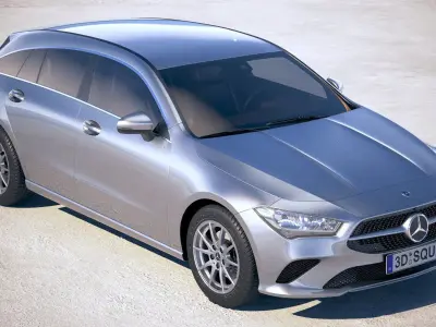 Mercedes-Benz CLA Shooting Brake Basic 2020 3D model