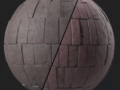 Stone Wall Materials 59- By Sbsar Pbr 4k Seamless Texture